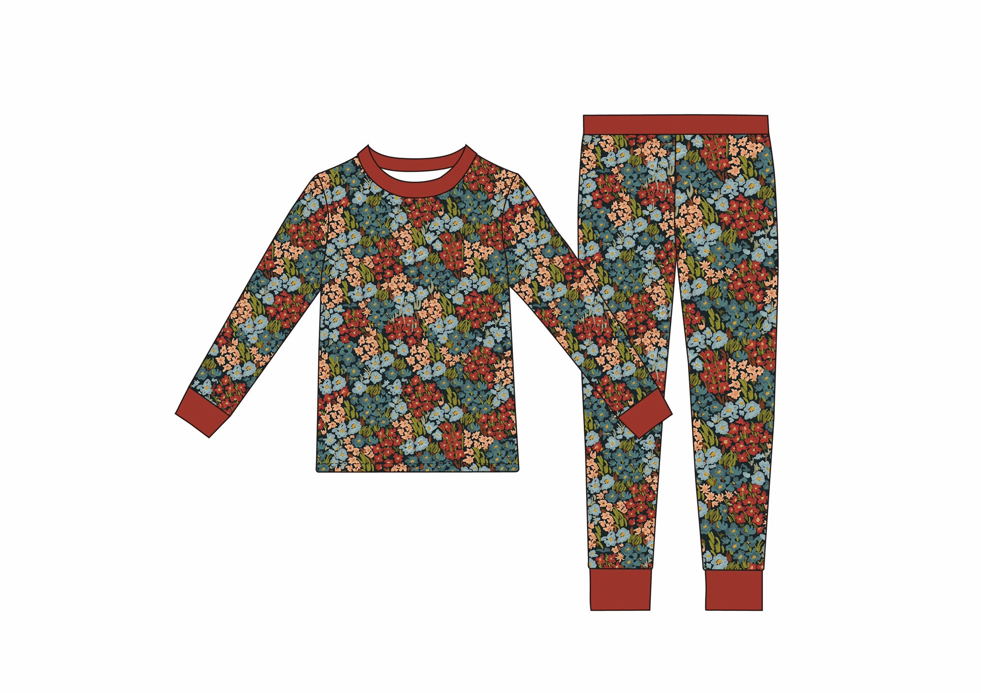 Fall floral lounge set