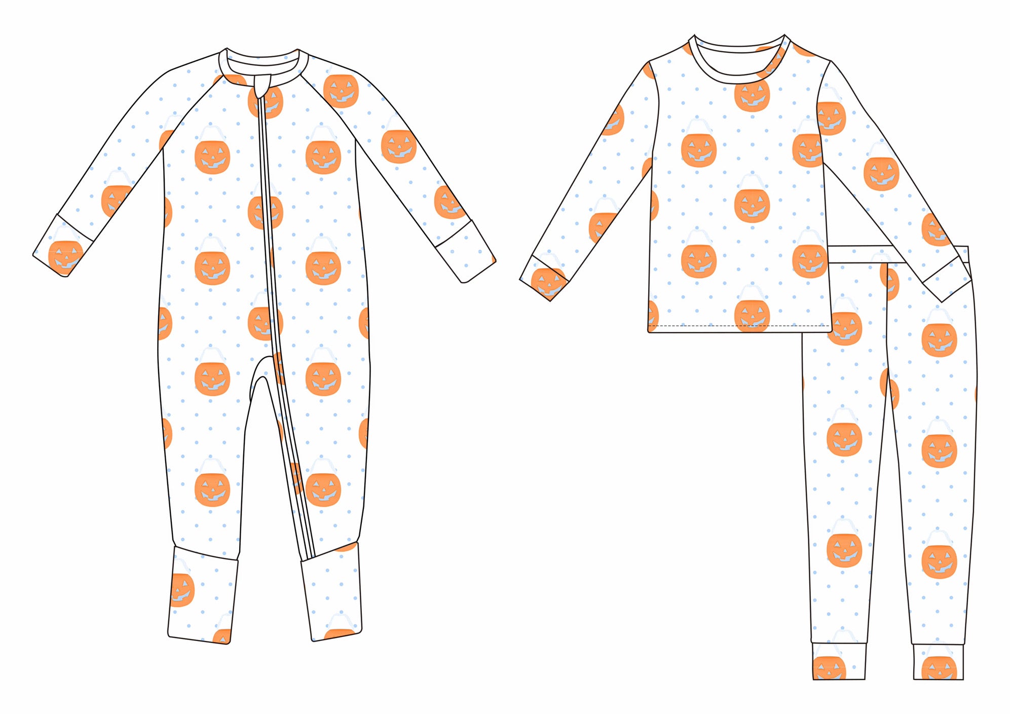Boy Halloween lounge wear