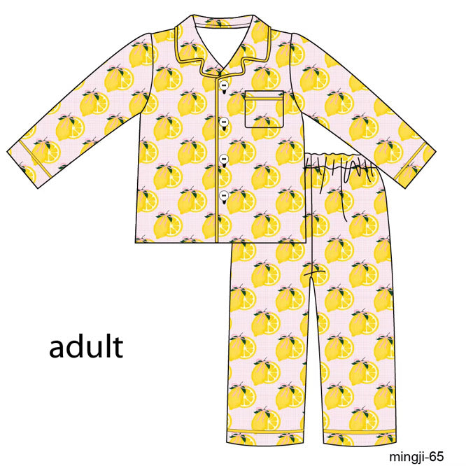 Lemons and Bows women's lounge set